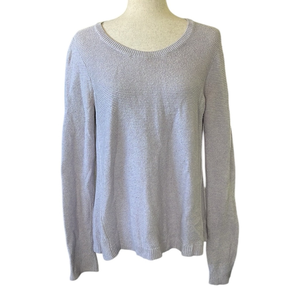 Madewell lavender crewneck sweater